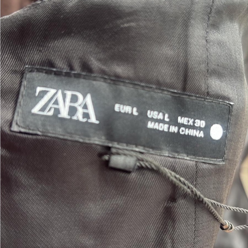 Zara Black Velvet Blouse - Picture 4 of 4